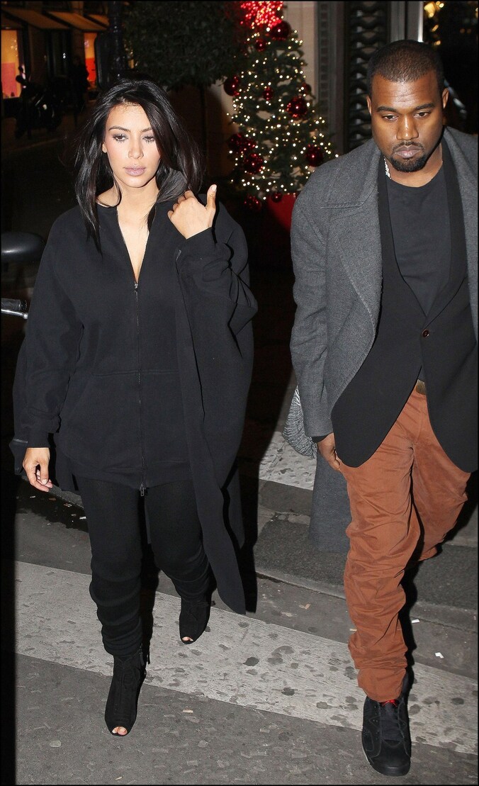 Kim en Kanye gingen winkelen bij Lanvin en bij Celine.
