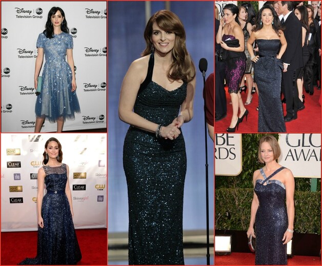 Kristen Ritter, Tina Fey, Salma Hayek, Emmy Rossum en Jodie Foster.