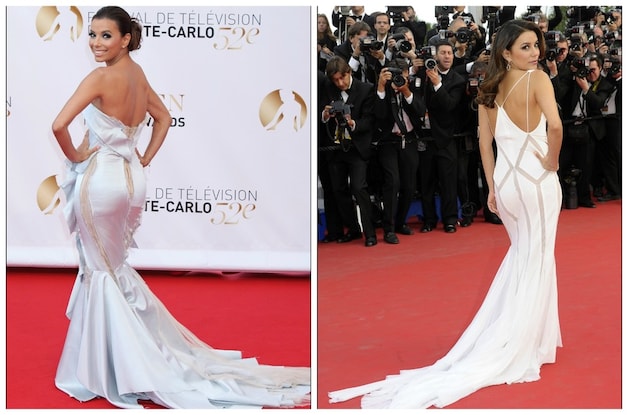 Eva Longoria bunt ons graag een blik op haar achterste.