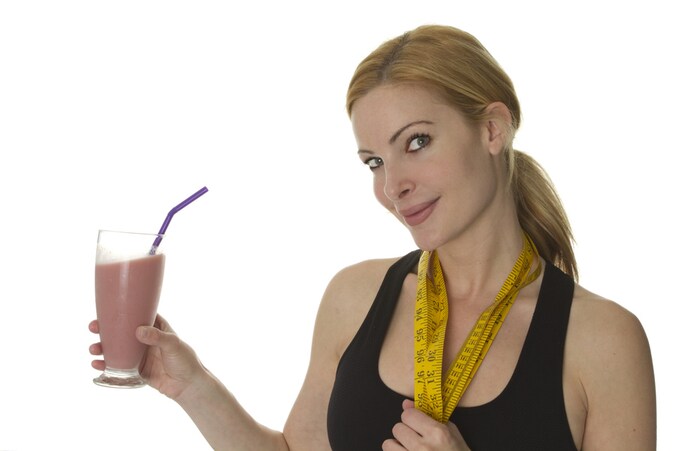 Een proteïneshake is géén goed idee.