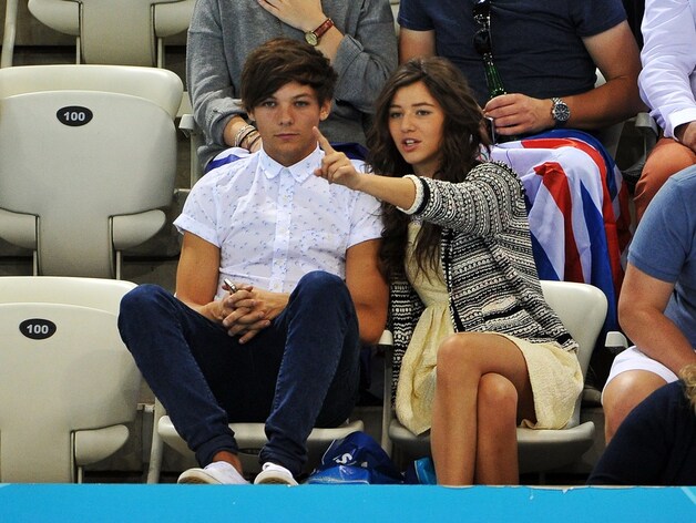Louis Tomlinson en zijn vriendin Eleanor Calder, wiens benen veel lof krijgen.