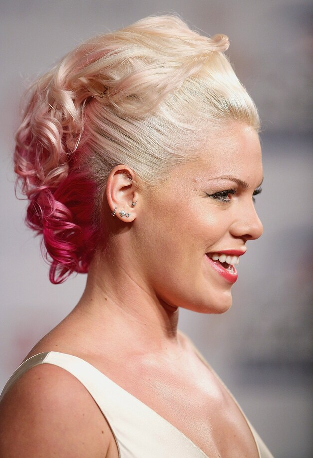 Pink.