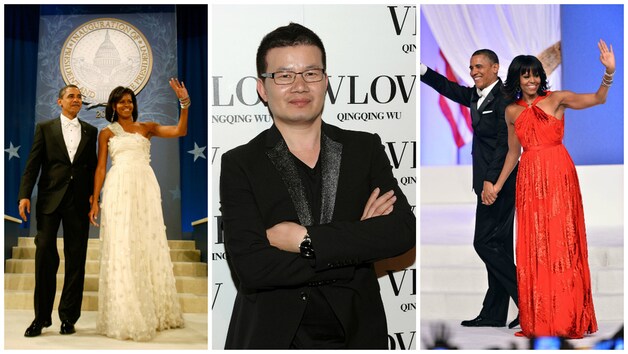 Michelle Obama draagt Jasun Wu op presidentieel inauguratiebal in 2009/2013