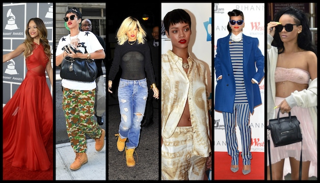 Rihanna op de grens tussen diva en slons