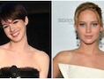 Of ze zullen winnen, weten we niet, maar de huid van Anne Hathaway en Jennifer Lawrence zal sowieso stralen.