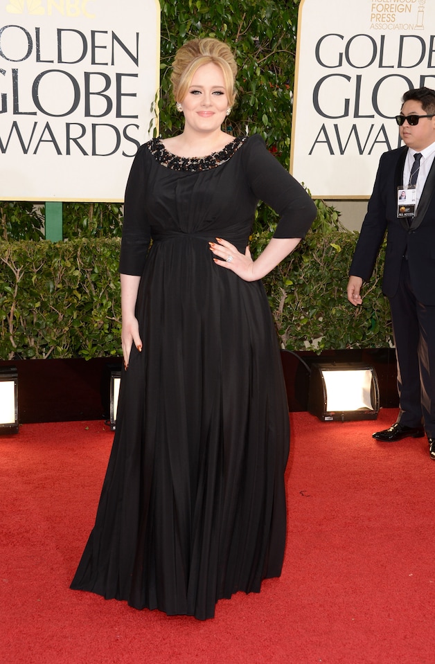 Adele koos voor veilig zwart op de Golden Globes.