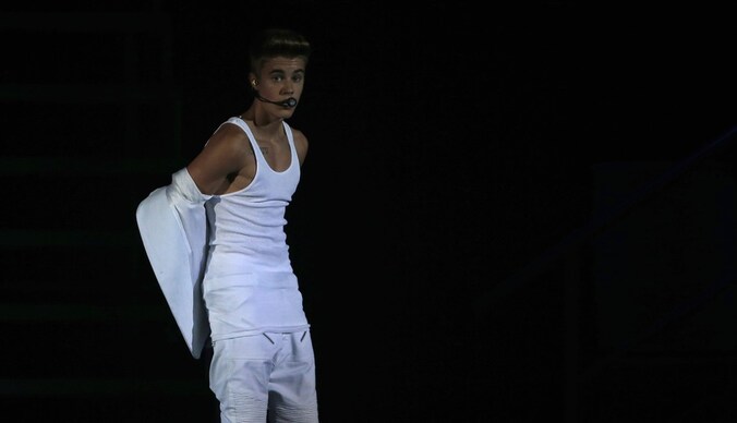 De Canadese zanger Justin Bieber.