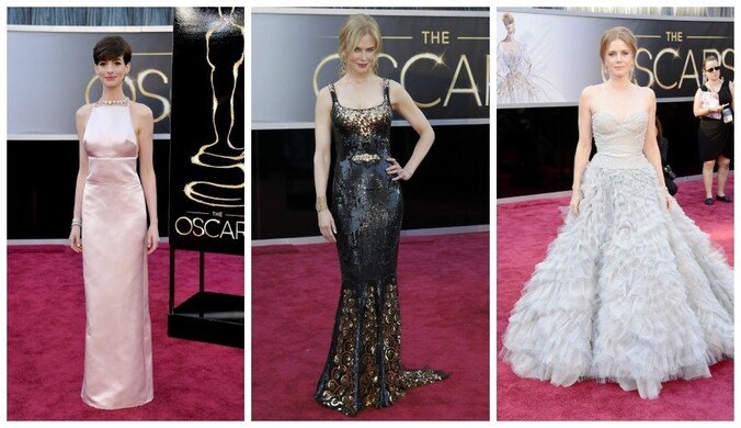 Anne Hathaway, Nicole Kidman en Amy Adams.