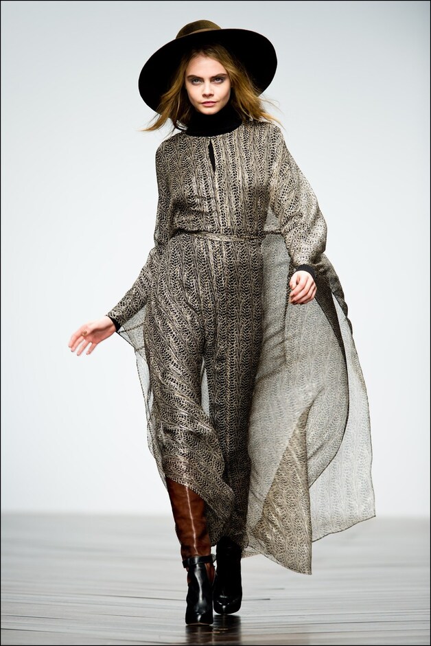 Het topmodel Cara Delevigne.