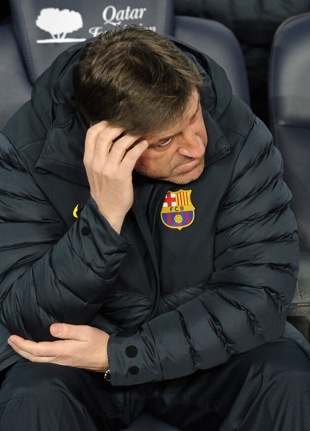 Problemen voor Barça-coach Jordi Roura.