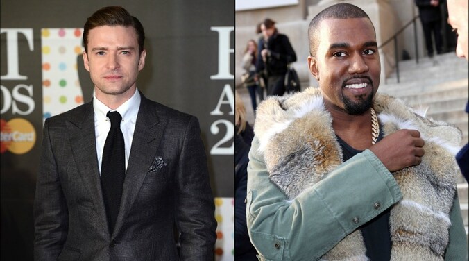 Justin Timberlake en Kanye West.