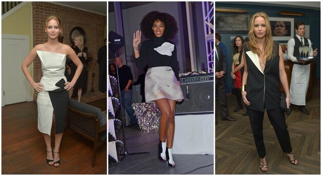 Jennifer Lawrence & Solange Knowles.