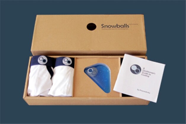 Snowballs, koelend ondergoed voor vaders in spe