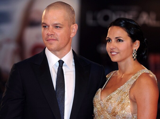 Matt Damon en zijn vrouw Luciana Barroso.