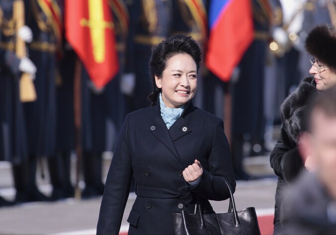 Peng Liyuan in Moskou.