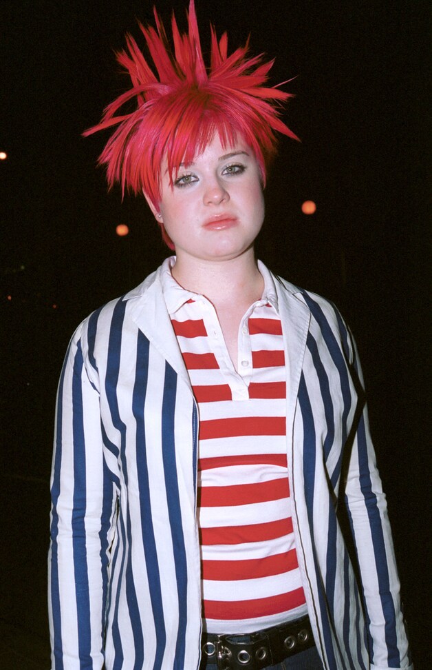 Kelly Osbourne met haar hanenkam.