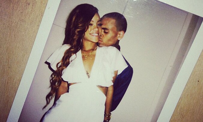 Rihanna en Chris.