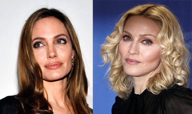 Angelina Jolie en Madonna