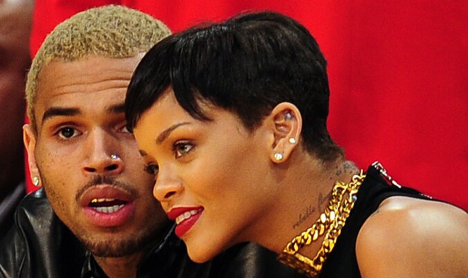 Rihanna en Chris Brown.