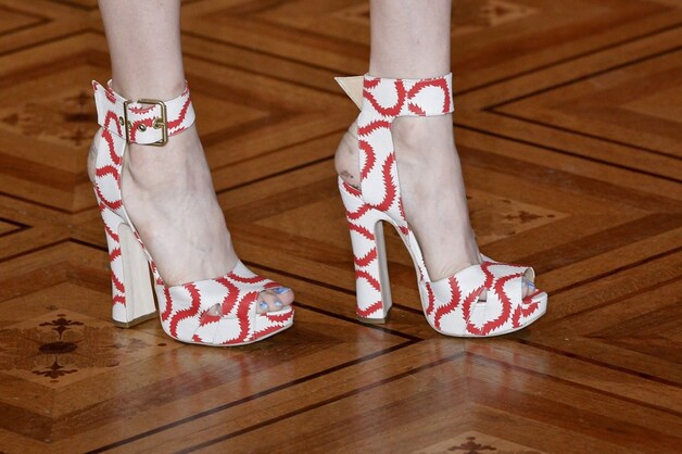 Op de catwalk bij Vivienne Westwood.