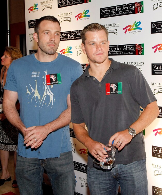 Ben Affleck en Matt Damon in 2009.