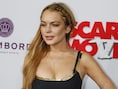 Lindsay Lohan, donderdag bij de première van Scary Movie 5.