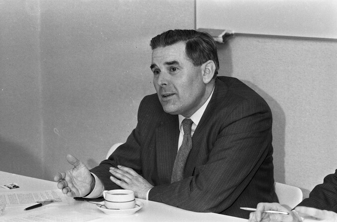 Vangheluwe bij zijn benoeming tot bisschop van Brugge in 1984.