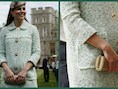 Kate Middleton pronkt met babybuikje in muntgroene Mulberry.