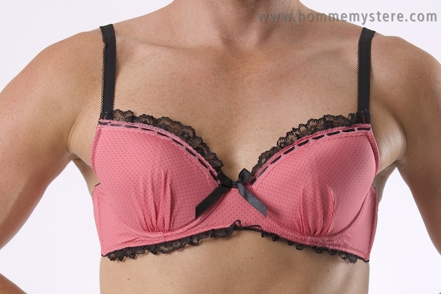 Romantisch roze met kant.