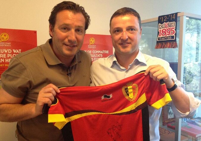 Marc Wilmots en Ives Serneels