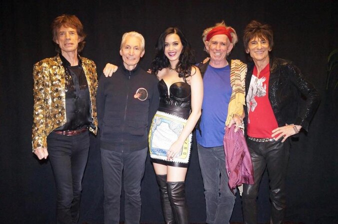 The Rolling Stones met Katy Perry