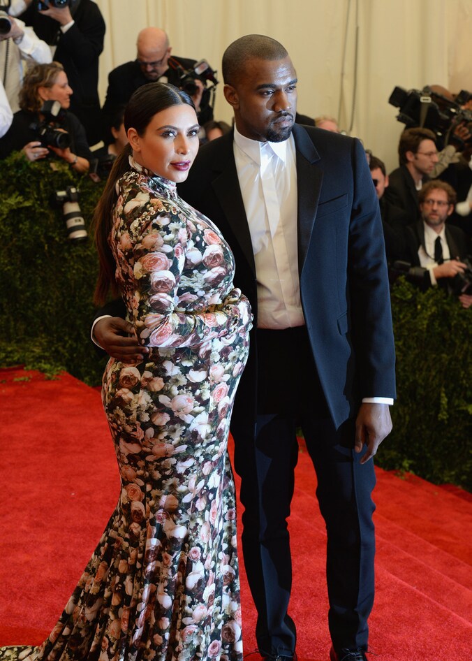 Kim Kardashian en Kanye West