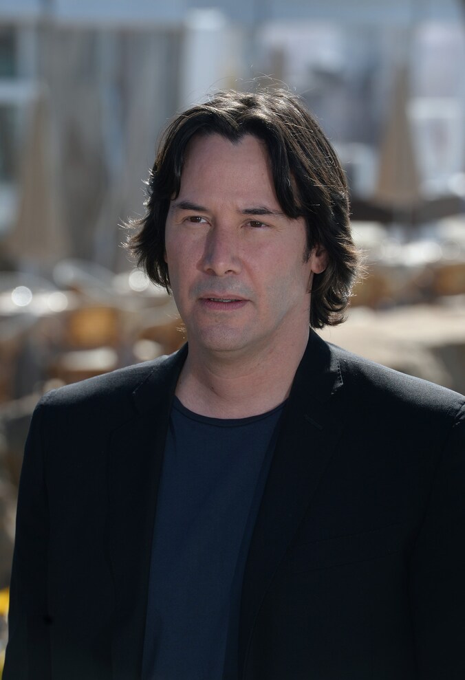 Keanu Reeves heeft tegenwoordig een wat voller gezicht.