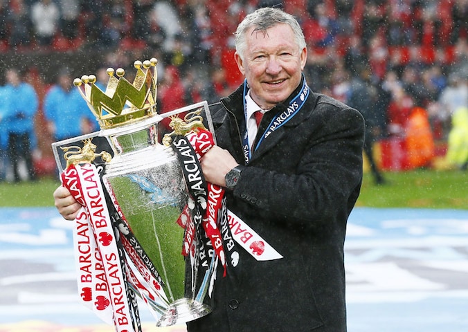 Sir Ferguson zat nooit zonder kauwgum in de dug-out.