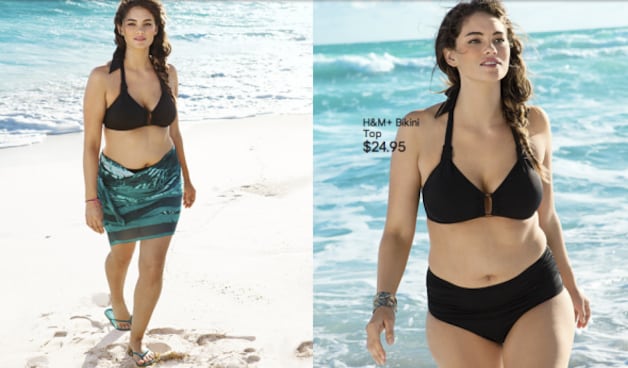 Jennie Runk voor H&M.