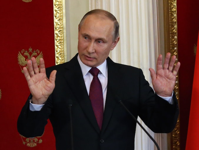 De Russische president Vladimir Poetin.