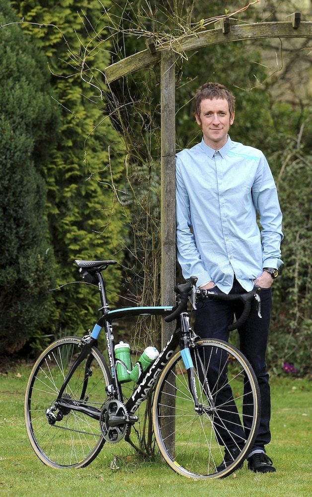 Bradley Wiggins heeft een 'snijboon'-figuur.