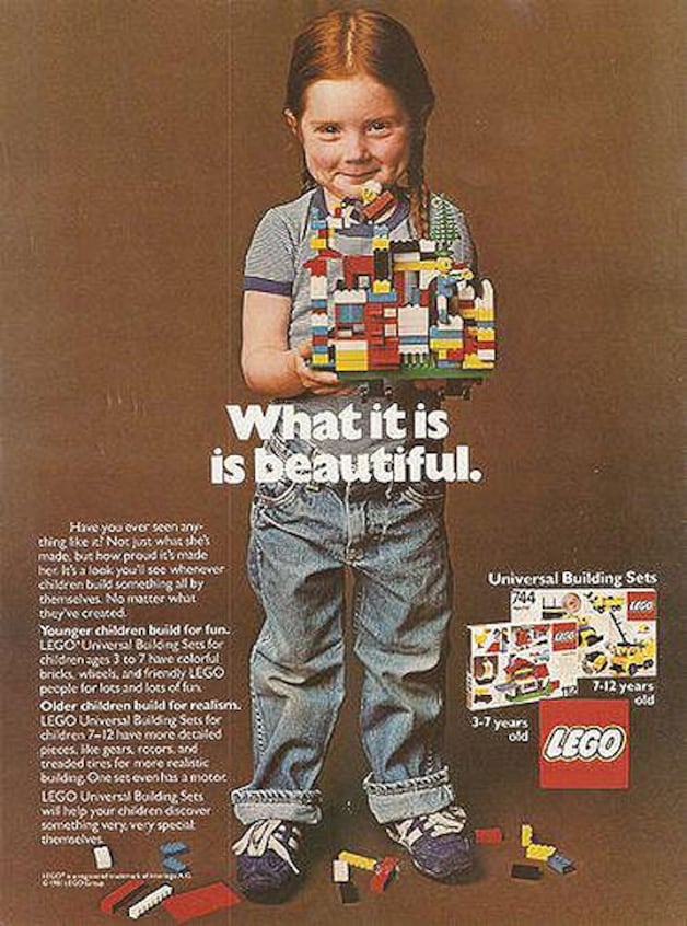 toen lego nog 'unisex' was...