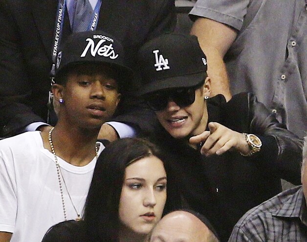 Lil Twist en Justin Bieber.