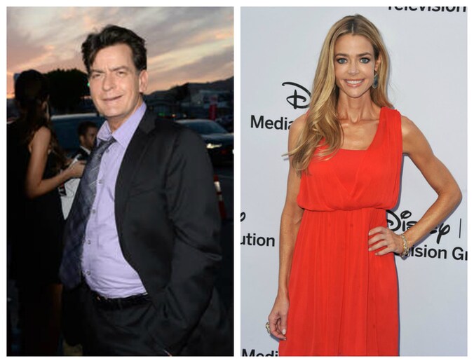 Charlie Sheen en Denise Richards