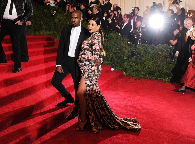 Kanye West en Kim Kardashian