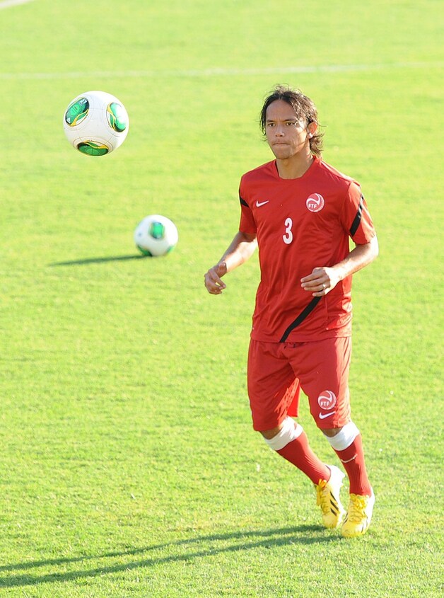 Marama Vahirua, de enige profspeler van Tahiti