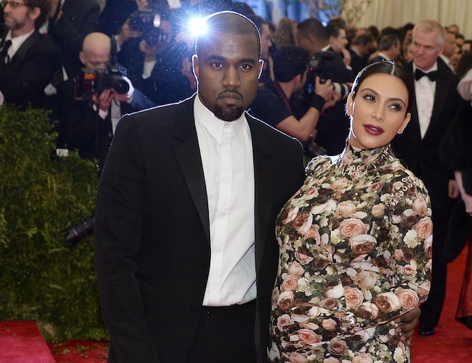 Kanye West en Kim Kardashian.