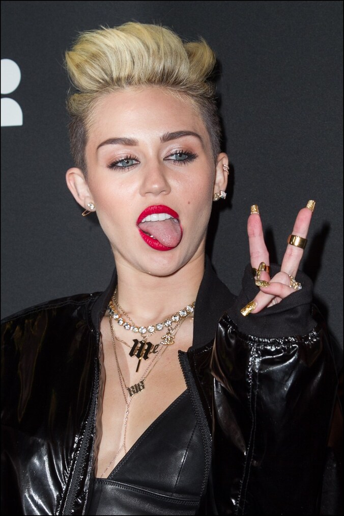 Zangeres Miley Curys.