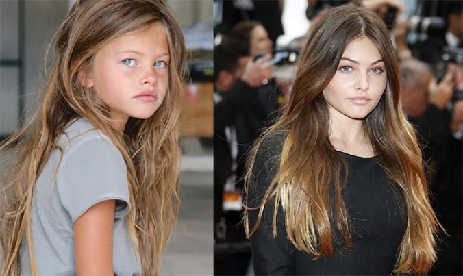 Thylane Blondeau: links (6) en rechts (15).