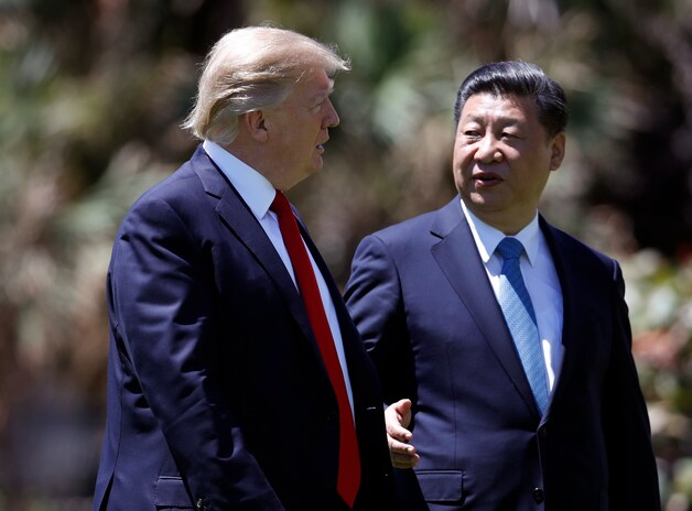 Donald Trump met Chinees president Xi Jinping.