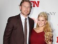 Jessica Simpson en haar verloofde Eric Johnson.