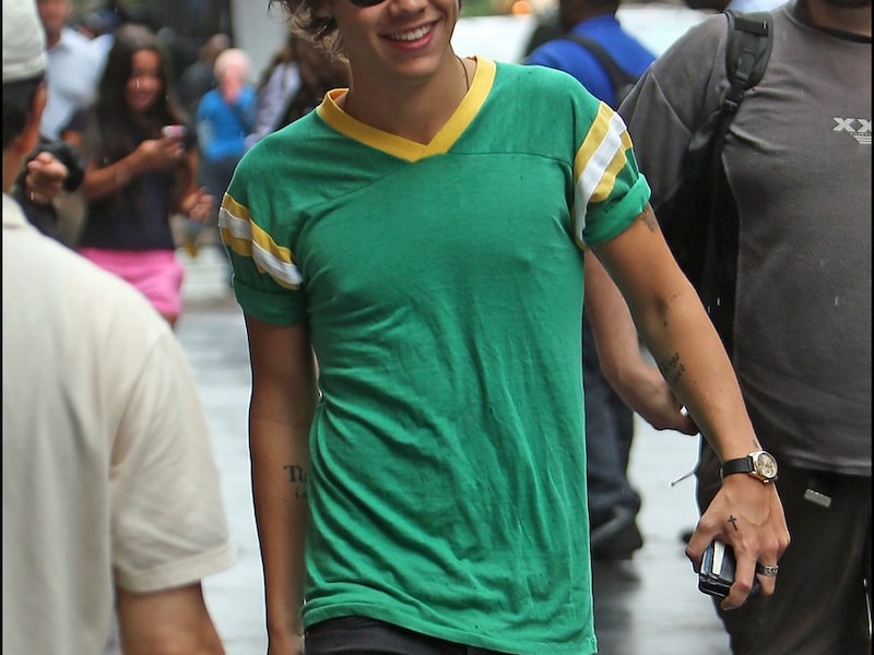 Harry Styles op wandel in New York
