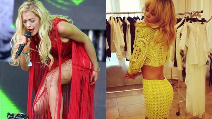 Rita Ora wordt wel vaker vergeleken met Rihanna.