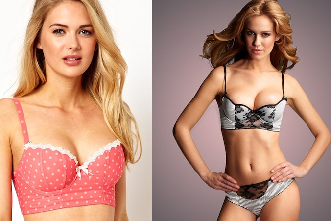 Beha met onderstuk van Freya en Hunkemöller.